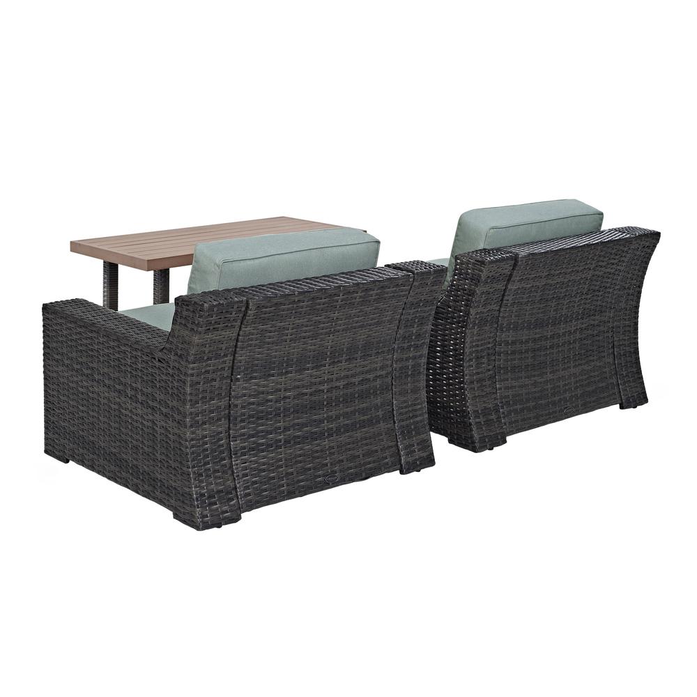 Beaufort 3Pc Wicker Outdoor Chair Set. Picture 6