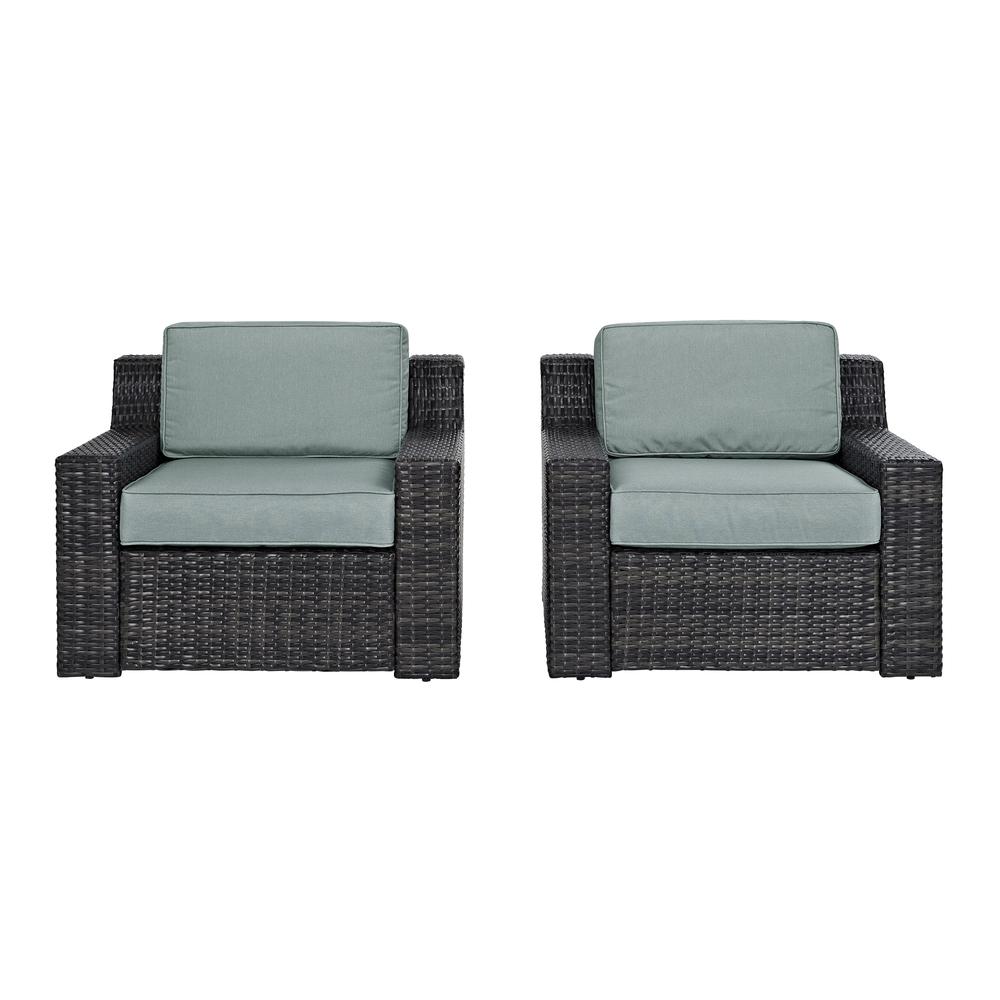 Beaufort 2Pc Wicker Outdoor Chair Set. Picture 3