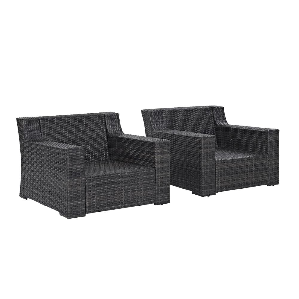 Beaufort 2Pc Wicker Outdoor Chair Set. Picture 5