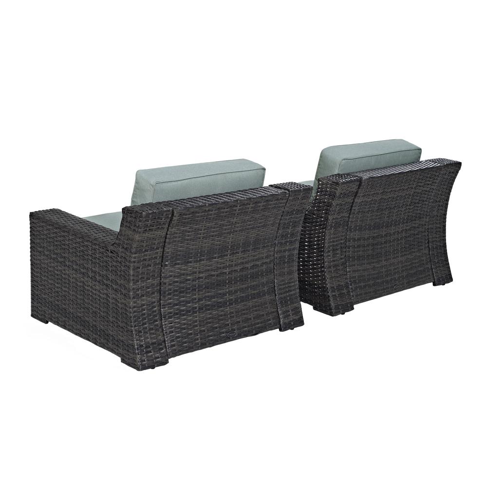 Beaufort 2Pc Wicker Outdoor Chair Set. Picture 6