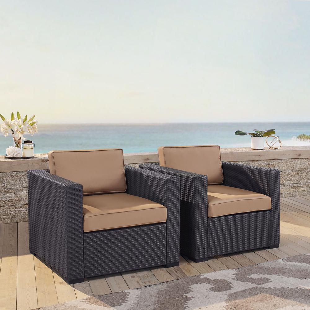 Biscayne 2Pc Wicker Outdoor Chair Set - 2 Chairs. Picture 2