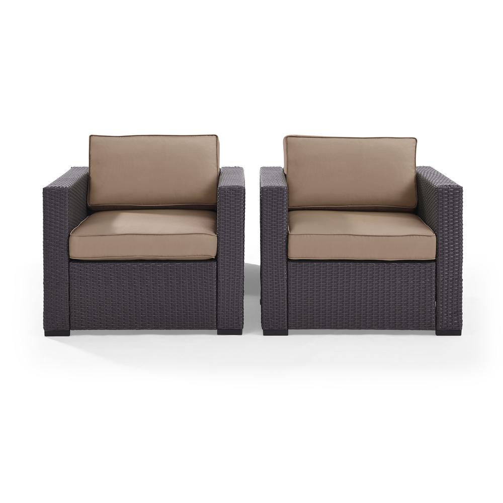 Biscayne 2Pc Wicker Outdoor Chair Set - 2 Chairs. Picture 1