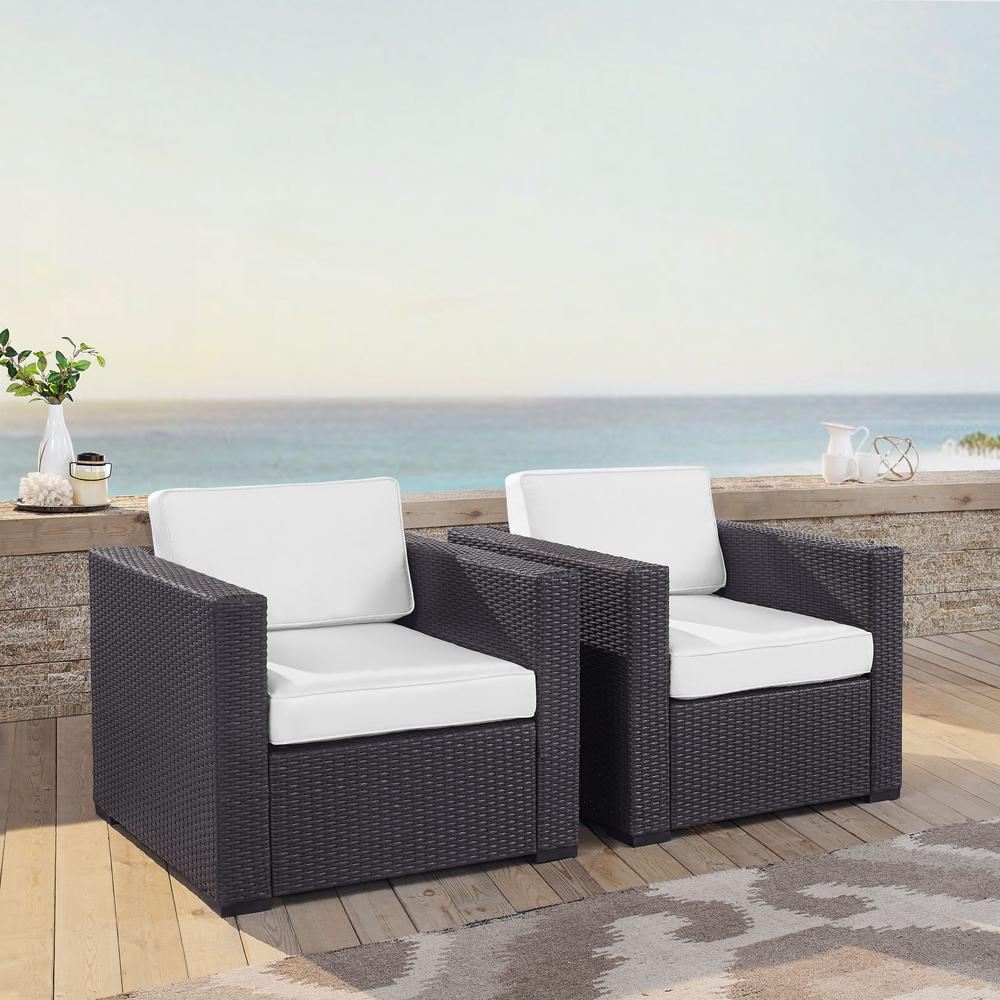 Biscayne 2Pc Wicker Outdoor Chair Set. Picture 2