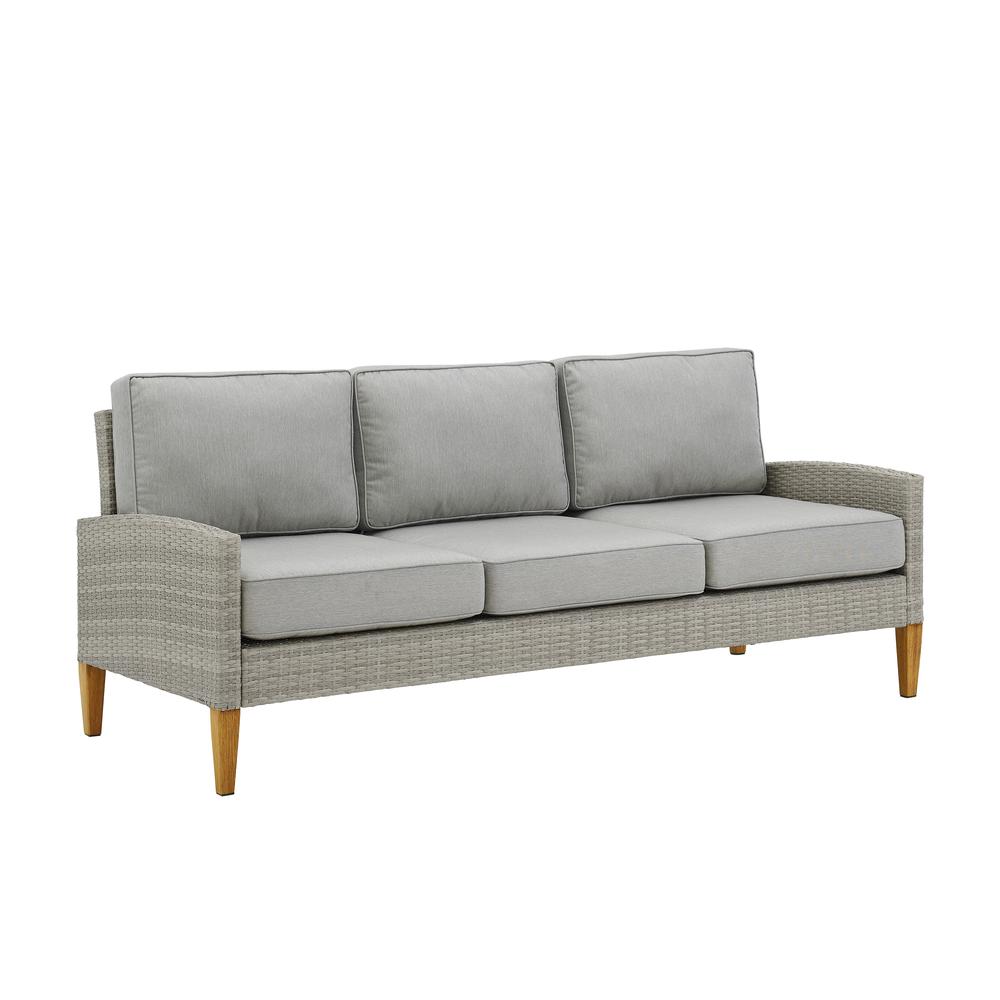 Capella Wicker Outdoor Sofa. Picture 1