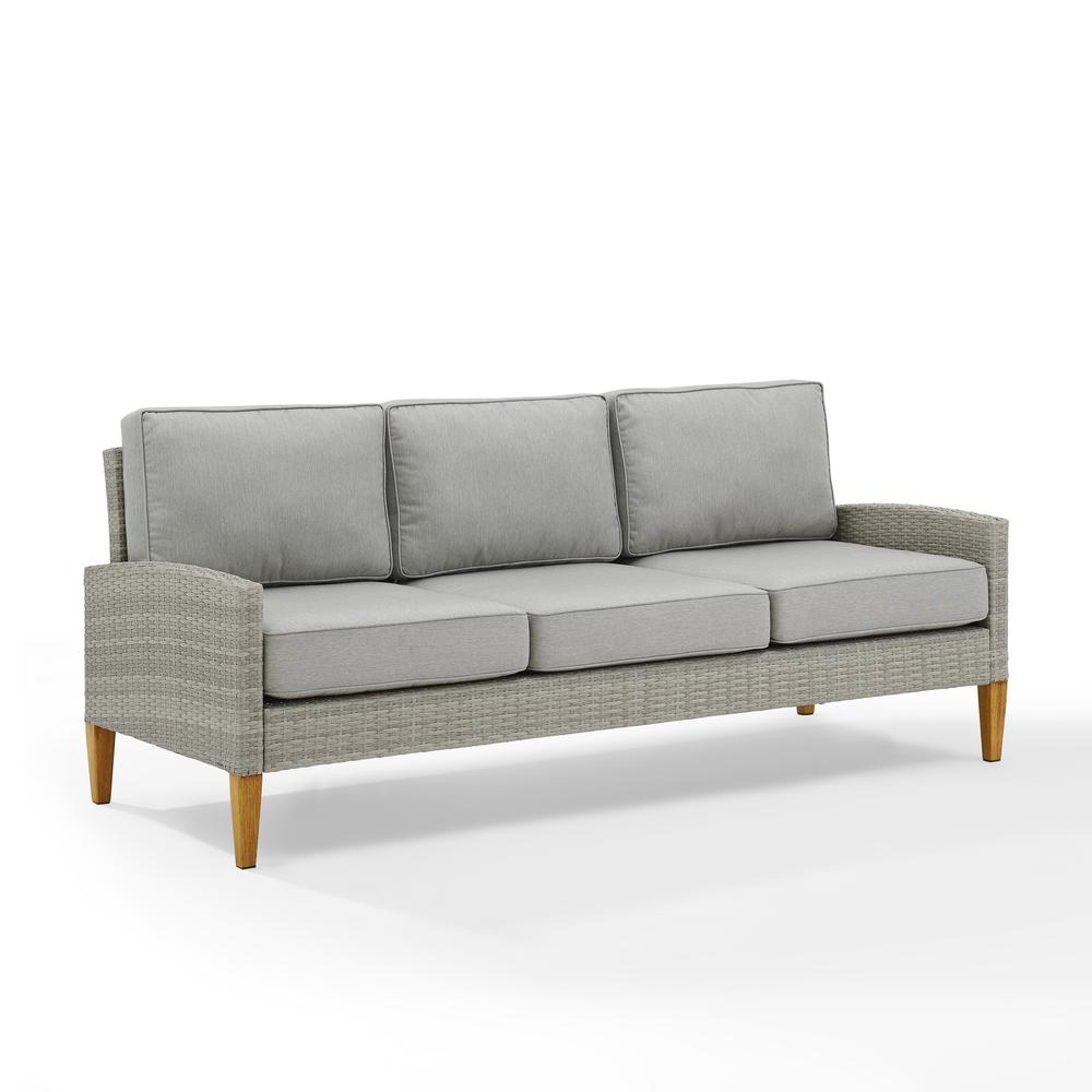 Capella Wicker Outdoor Sofa. Picture 2