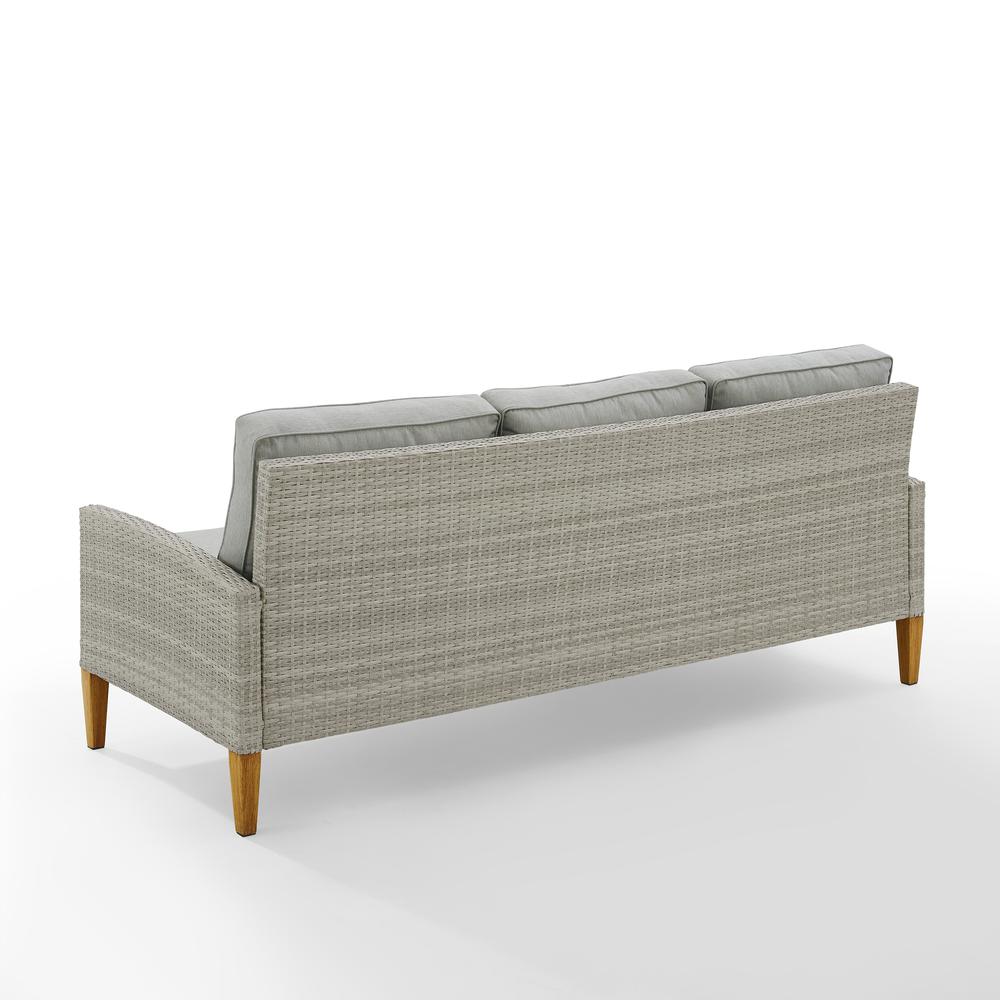 Capella Wicker Outdoor Sofa. Picture 5