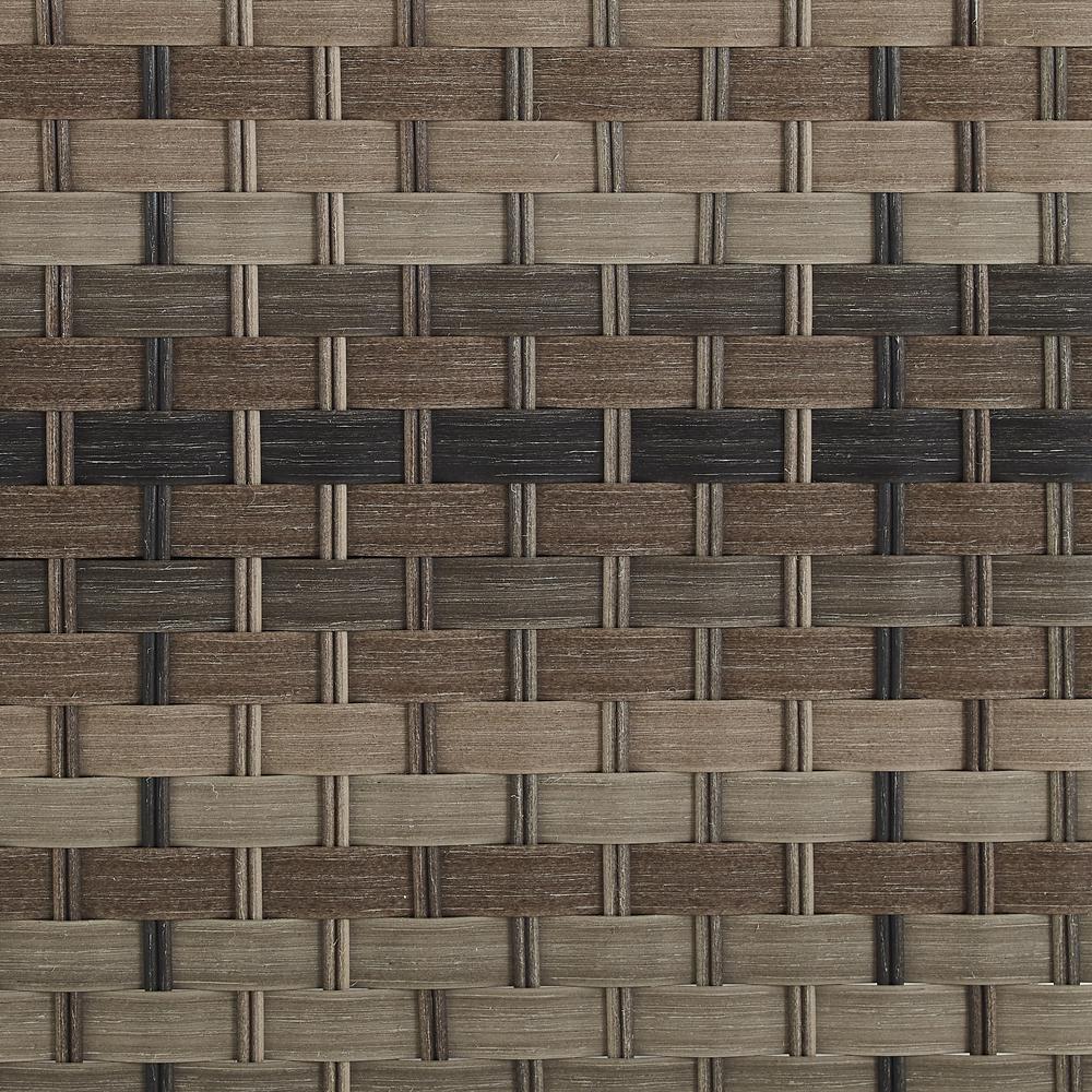 Prescott Outdoor Wicker Armchair Taupe/Brown. Picture 9