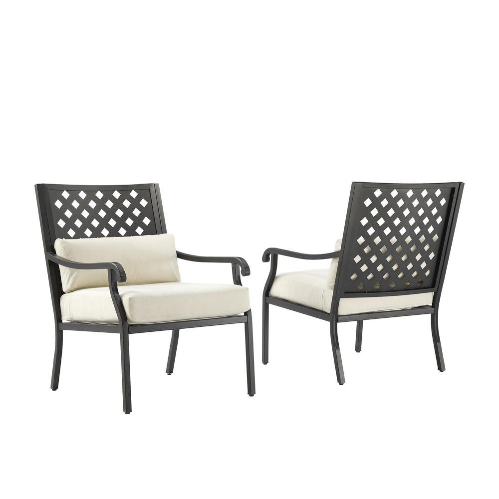 Alistair 4Pc Outdoor Loveseat Furniture Set, Loveseat, Coffee Table, 2 Armchairs. Picture 8
