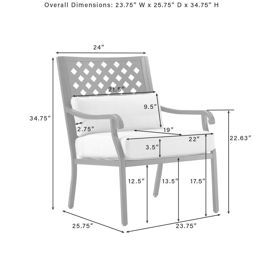 Alistair 4Pc Outdoor Loveseat Furniture Set, Loveseat, Coffee Table, 2 Armchairs. Picture 17