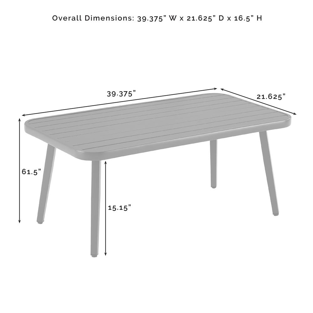 Haven 4Pc Outdoor Loveseat Furniture Set, Loveseat, Coffee Table, 2 Armchairs. Picture 14