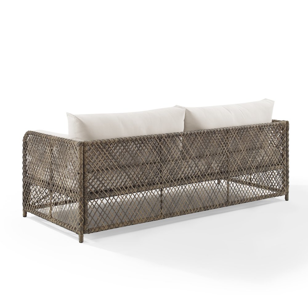 Granite Bay Wicker Outdoor Sofa. Picture 15