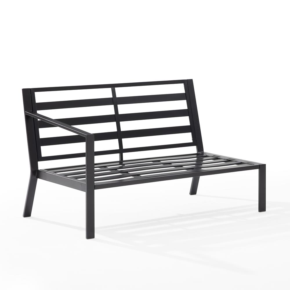 Clark Outdoor Sectional Left Side Loveseat. Picture 9