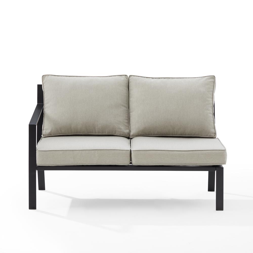 Clark Outdoor Sectional Left Side Loveseat. Picture 7