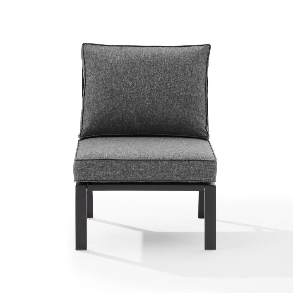 Clark Armless Outdoor Sectional Chair. Picture 7