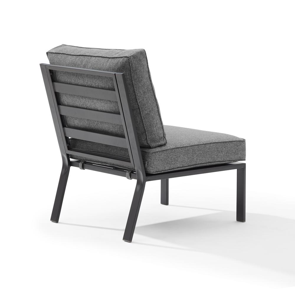 Clark Armless Outdoor Sectional Chair. Picture 8