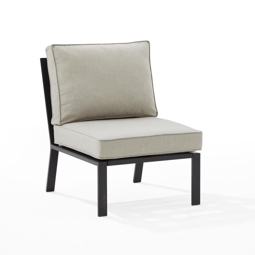 Clark Armless Outdoor Sectional Chair. Picture 1