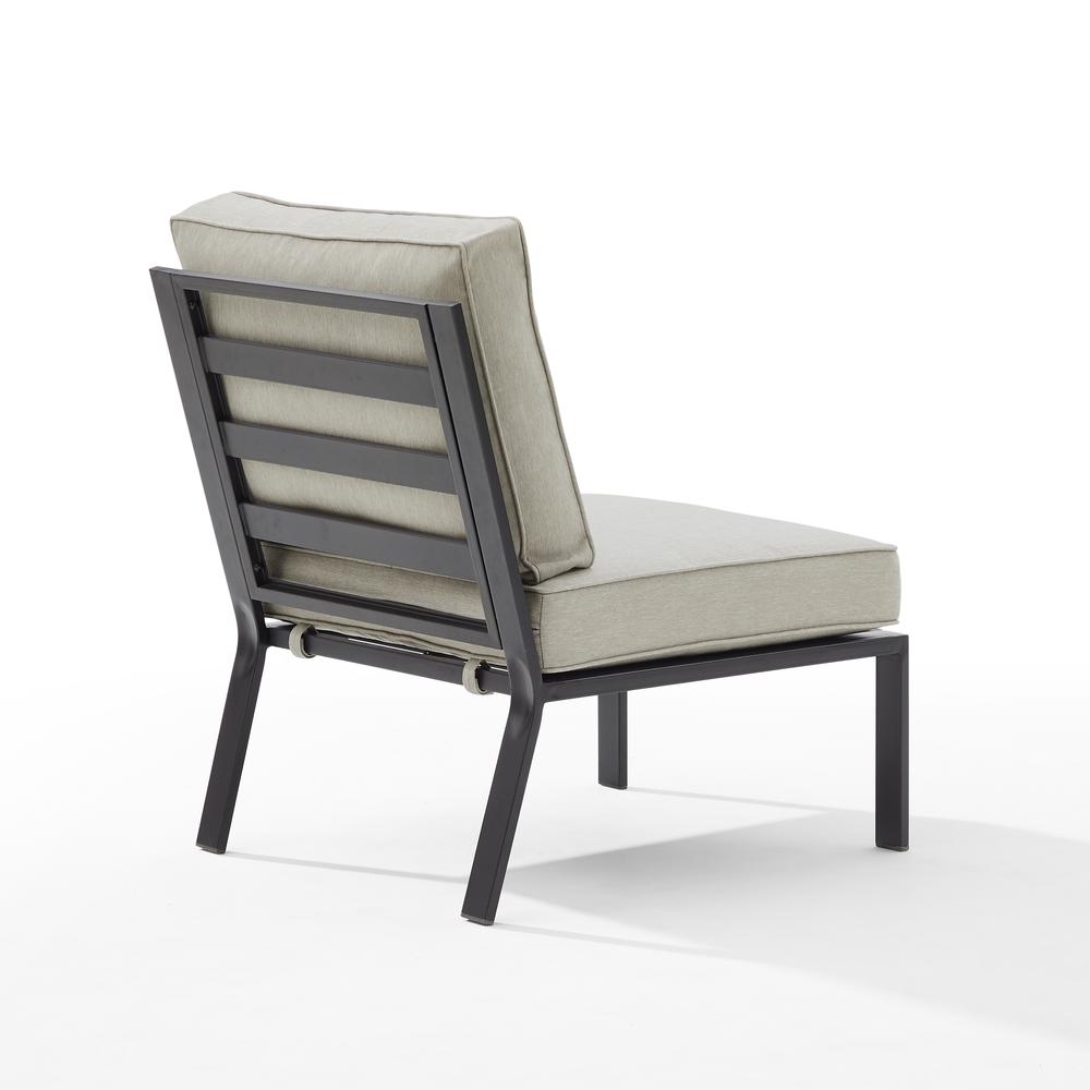 Clark Armless Outdoor Sectional Chair. Picture 8