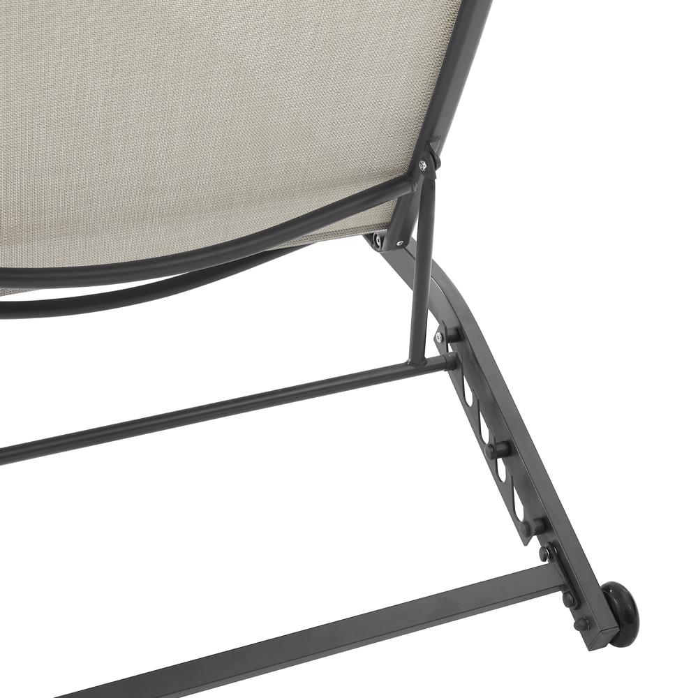Weaver 2-Piece Outdoor Chaise Lounge Set - 2 Lounge Chairs. Picture 9
