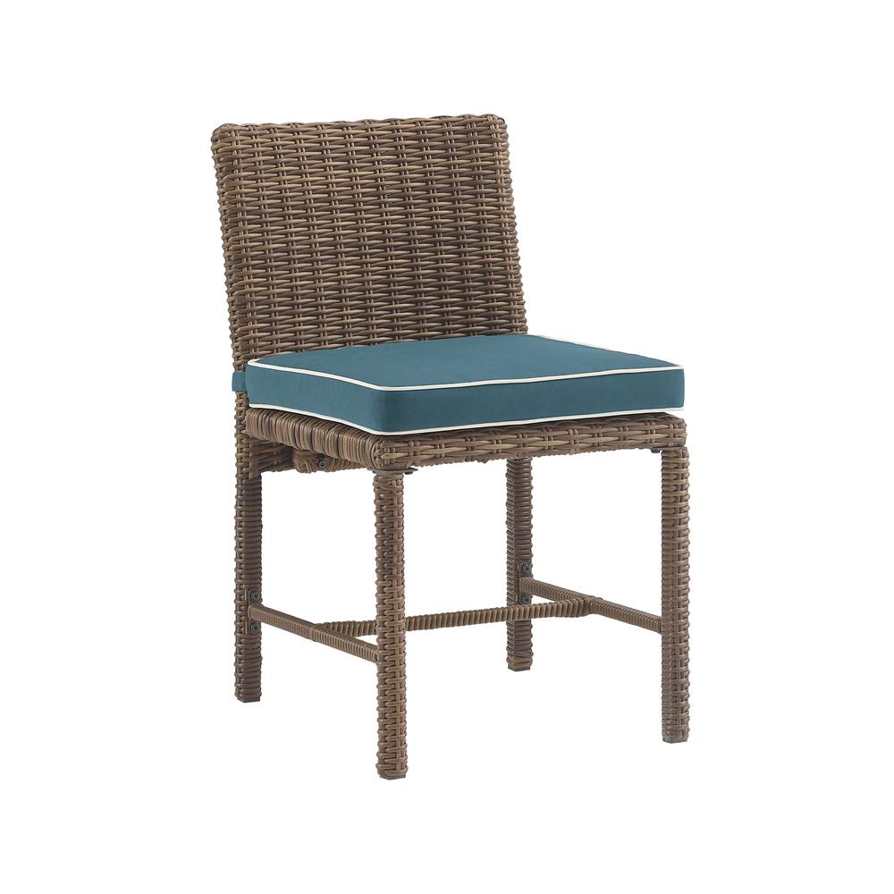 Bradenton 2Pc Wicker Outdoor Dining Chair Set - 2 Dining Chairs. Picture 6
