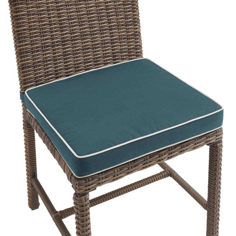 Bradenton 2Pc Wicker Outdoor Dining Chair Set - 2 Dining Chairs. Picture 11