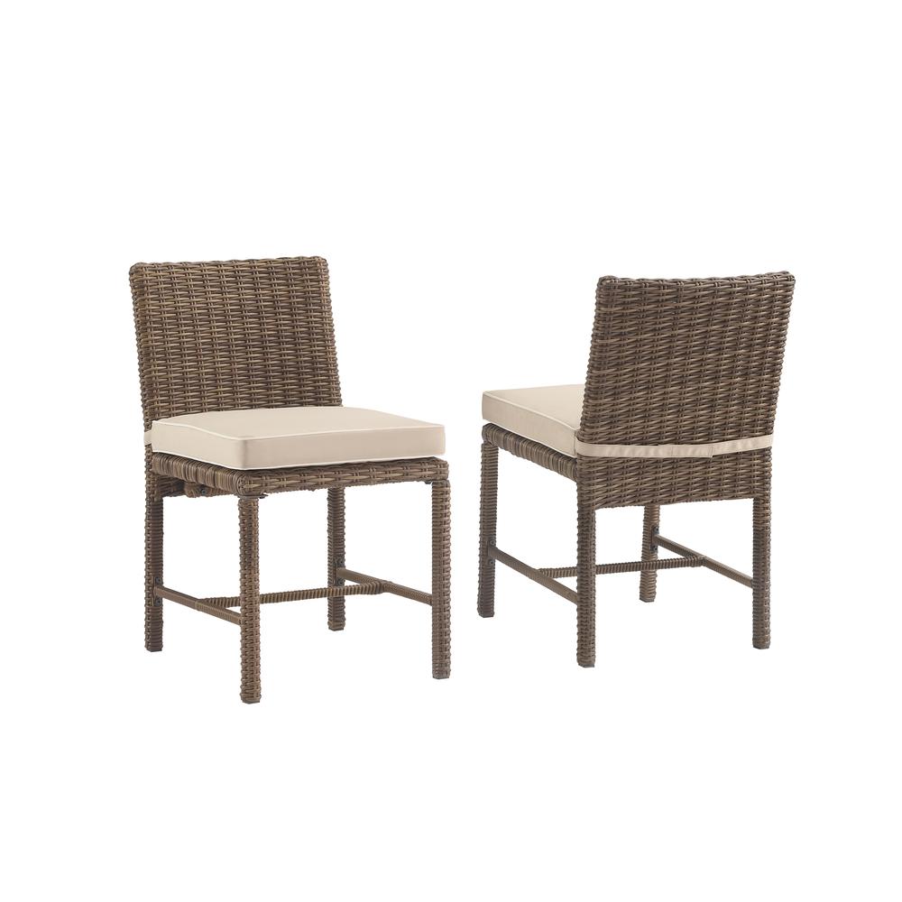 Bradenton 2Pc Wicker Outdoor Dining Chair Set - 2 Dining Chairs. Picture 1
