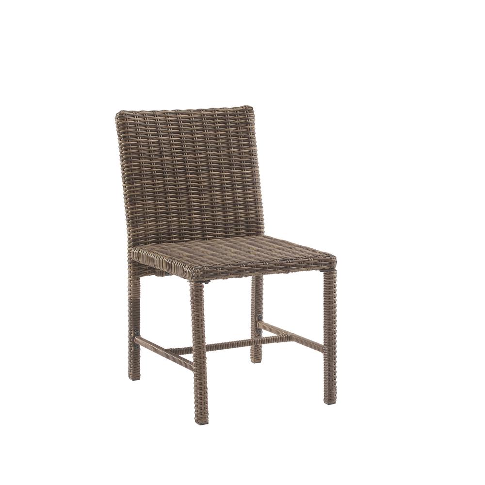 Bradenton 2Pc Wicker Outdoor Dining Chair Set - 2 Dining Chairs. Picture 5