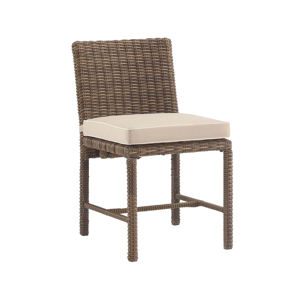 Bradenton 2Pc Wicker Outdoor Dining Chair Set - 2 Dining Chairs. Picture 6