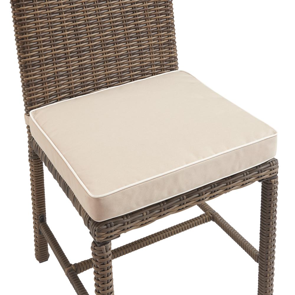 Bradenton 2Pc Wicker Outdoor Dining Chair Set - 2 Dining Chairs. Picture 11