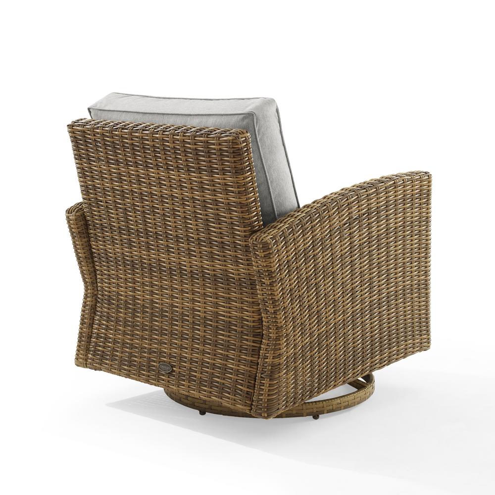 Bradenton Wicker Swivel Rocker Outdoor Chair. Picture 3