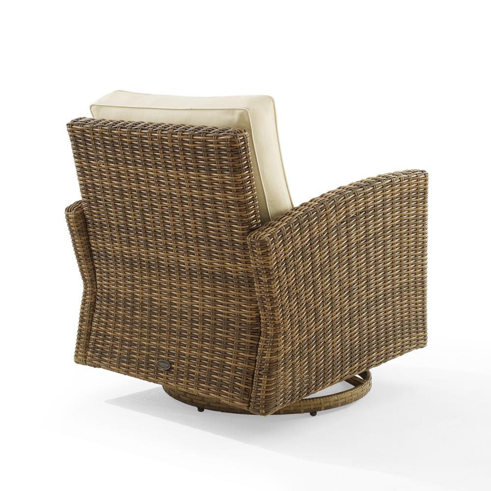 Bradenton Wicker Swivel Rocker Outdoor Chair. Picture 7
