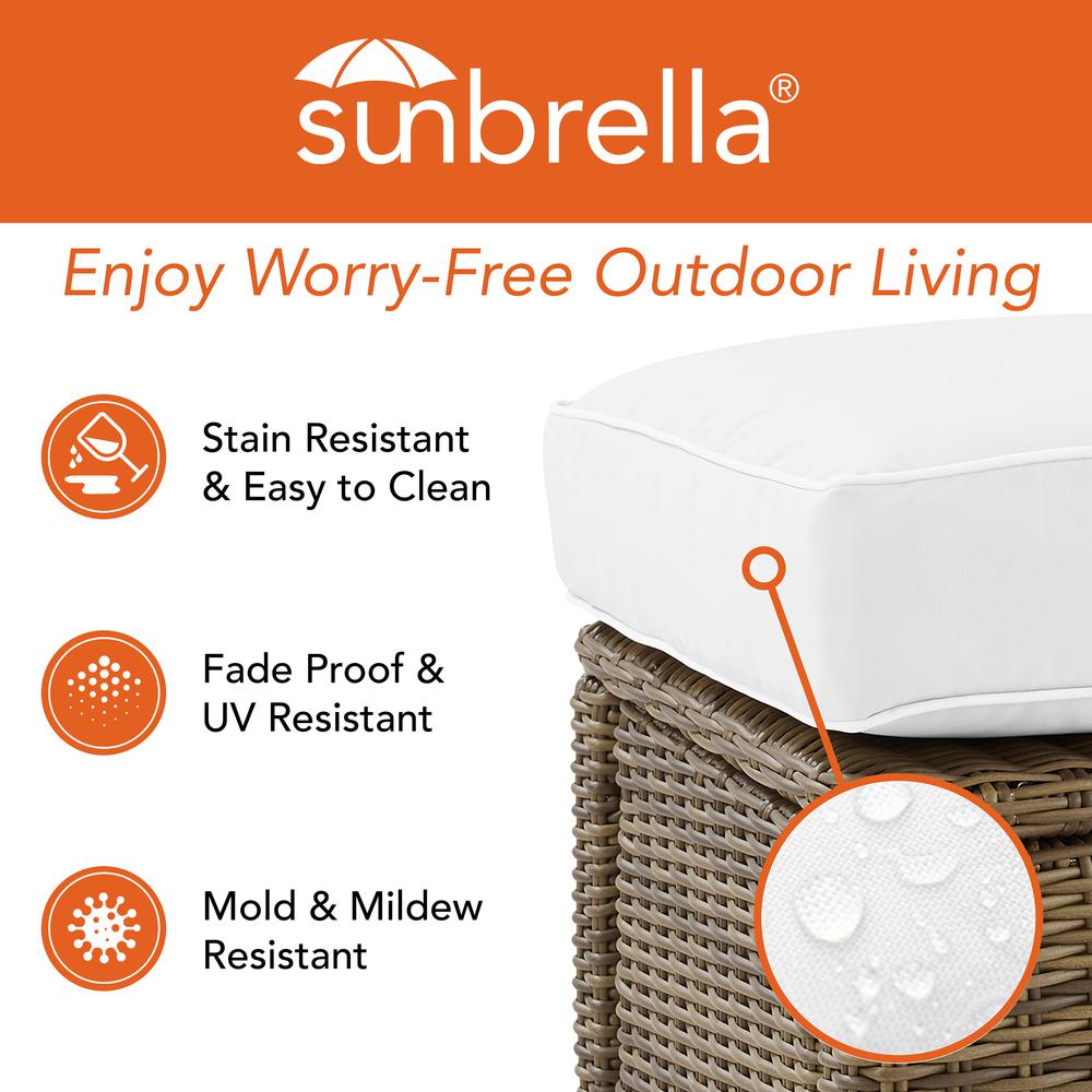 Bradenton Swivel Rocker Outdoor Chair - Sunbrella. Picture 4
