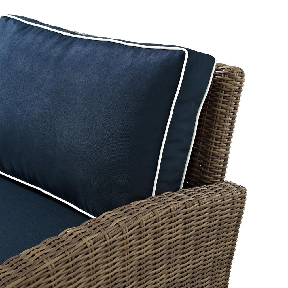 Bradenton 2Pc Wicker Swivel Rocker Outdoor Chair Set - 2 Swivel Rockers. Picture 11
