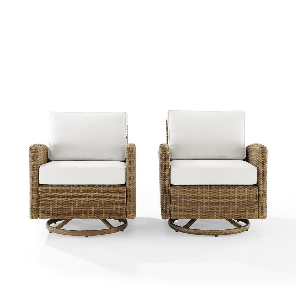 Bradenton 2Pc Swivel Rocker Outdoor Chair Set - Sunbrella. Picture 7