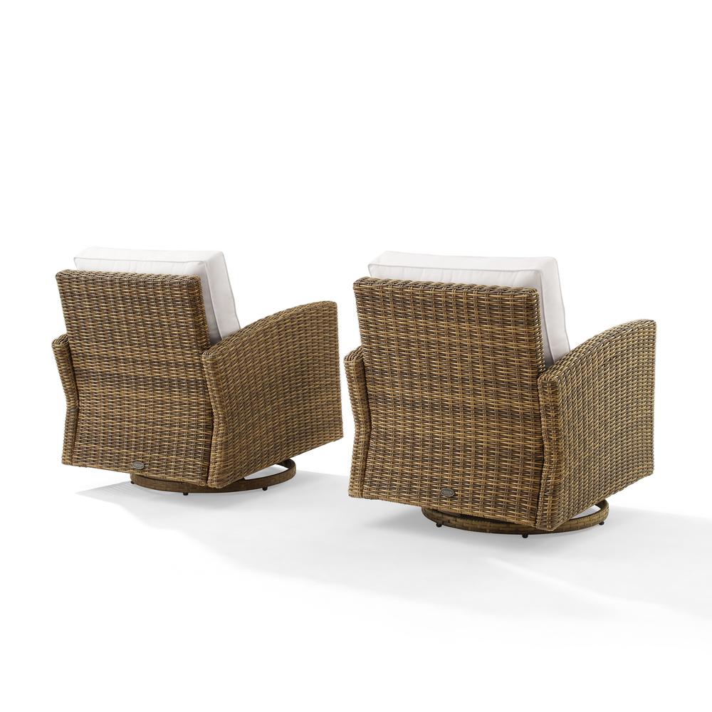 Bradenton 2Pc Swivel Rocker Outdoor Chair Set - Sunbrella. Picture 8