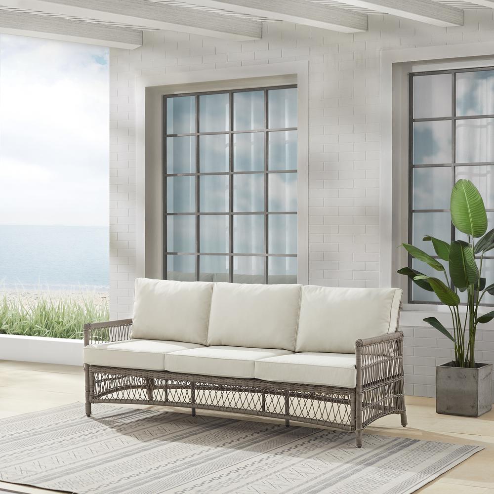 Thatcher Wicker Outdoor Sofa. Picture 2