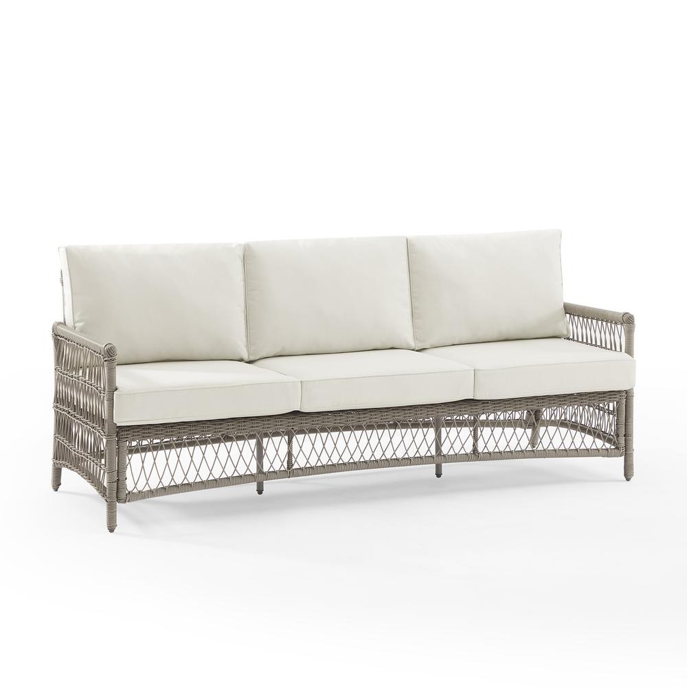 Thatcher Wicker Outdoor Sofa. Picture 8