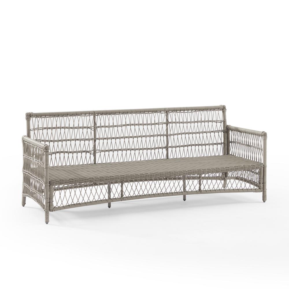 Thatcher Wicker Outdoor Sofa. Picture 9