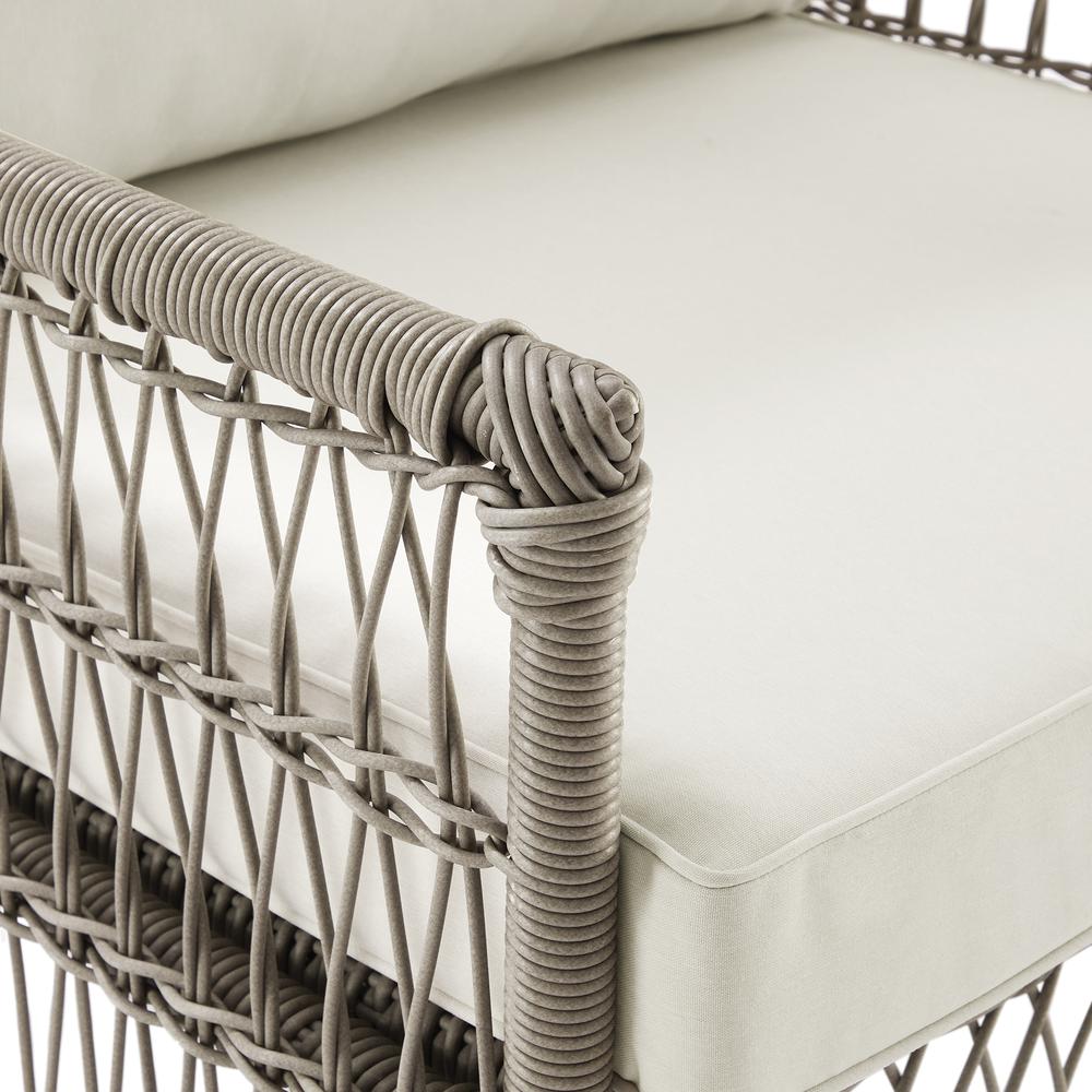 Thatcher 3Pc Wicker Rocker Outdoor Chair Set, Coffee Table Ottoman & 2 Rockers. Picture 19