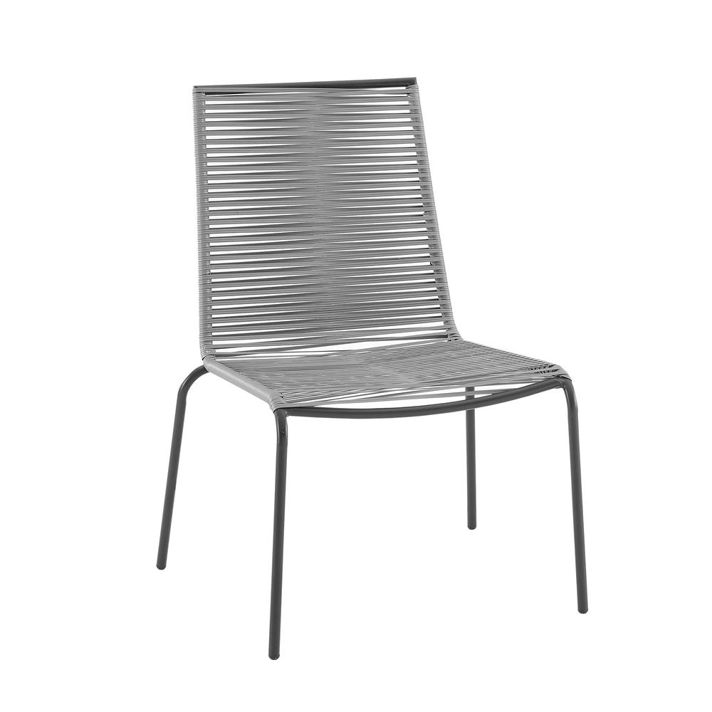 Fenton 4Pc Stackable Wicker Outdoor Chair Set - 4 Chairs. Picture 1