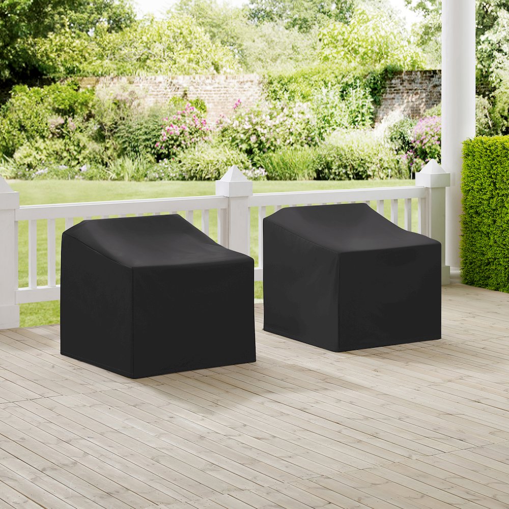 2Pc Outdoor Chair Furniture Cover Set - 2 Chairs. Picture 2