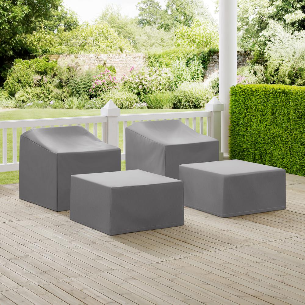 4Pc Outdoor Furniture Cover Set. Picture 2
