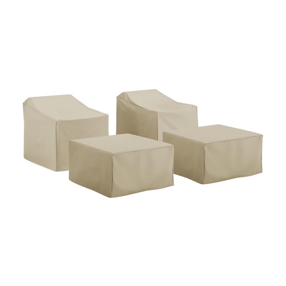 4Pc Outdoor Furniture Cover Set. Picture 1
