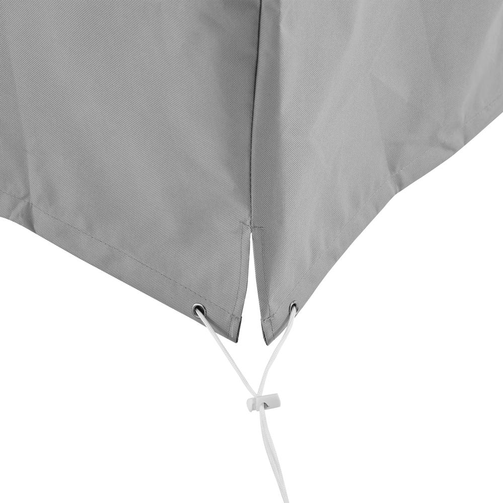 5Pc Round Outdoor Dining Furniture Cover Set. Picture 11