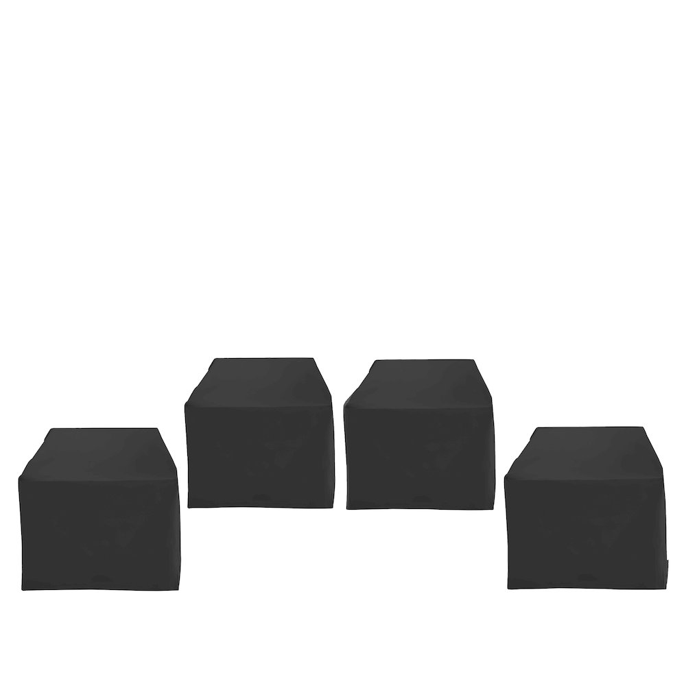 4Pc Outdoor Chair Furniture Cover Set - 4 Chairs. Picture 7