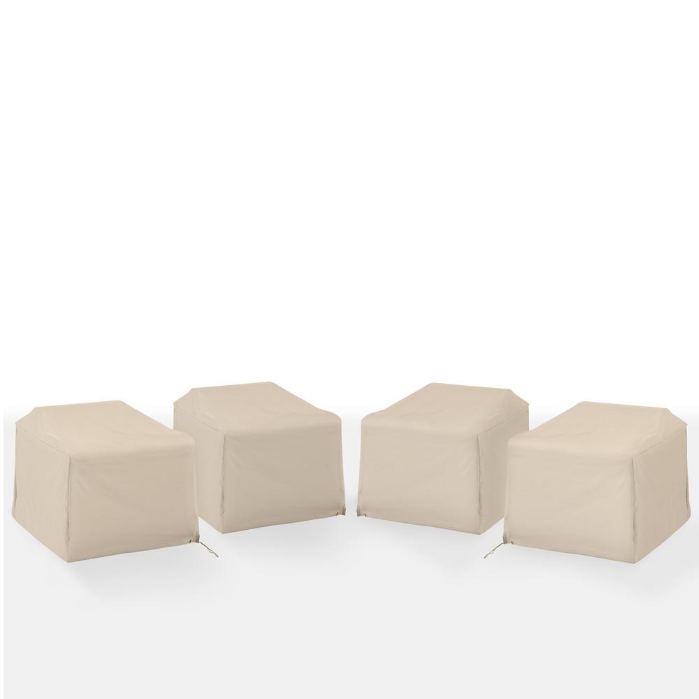 4Pc Outdoor Chair Furniture Cover Set - 4 Chairs. Picture 1