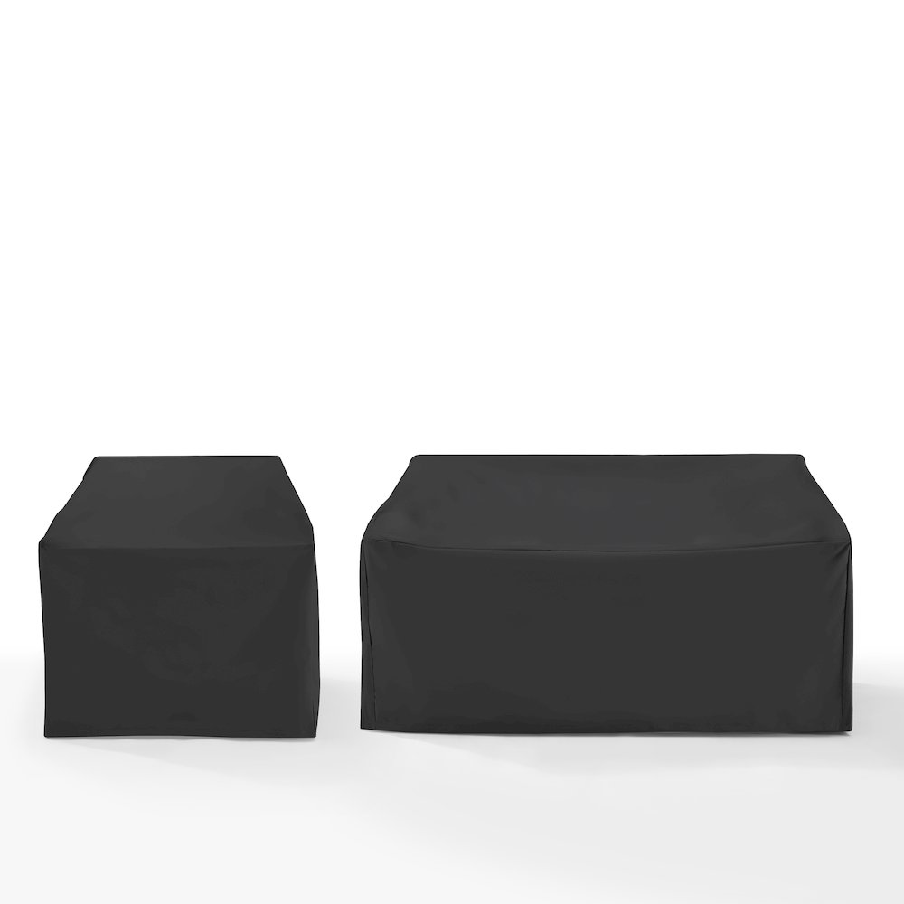 2Pc Outdoor Furniture Cover Set - Chair & Loveseat. Picture 8