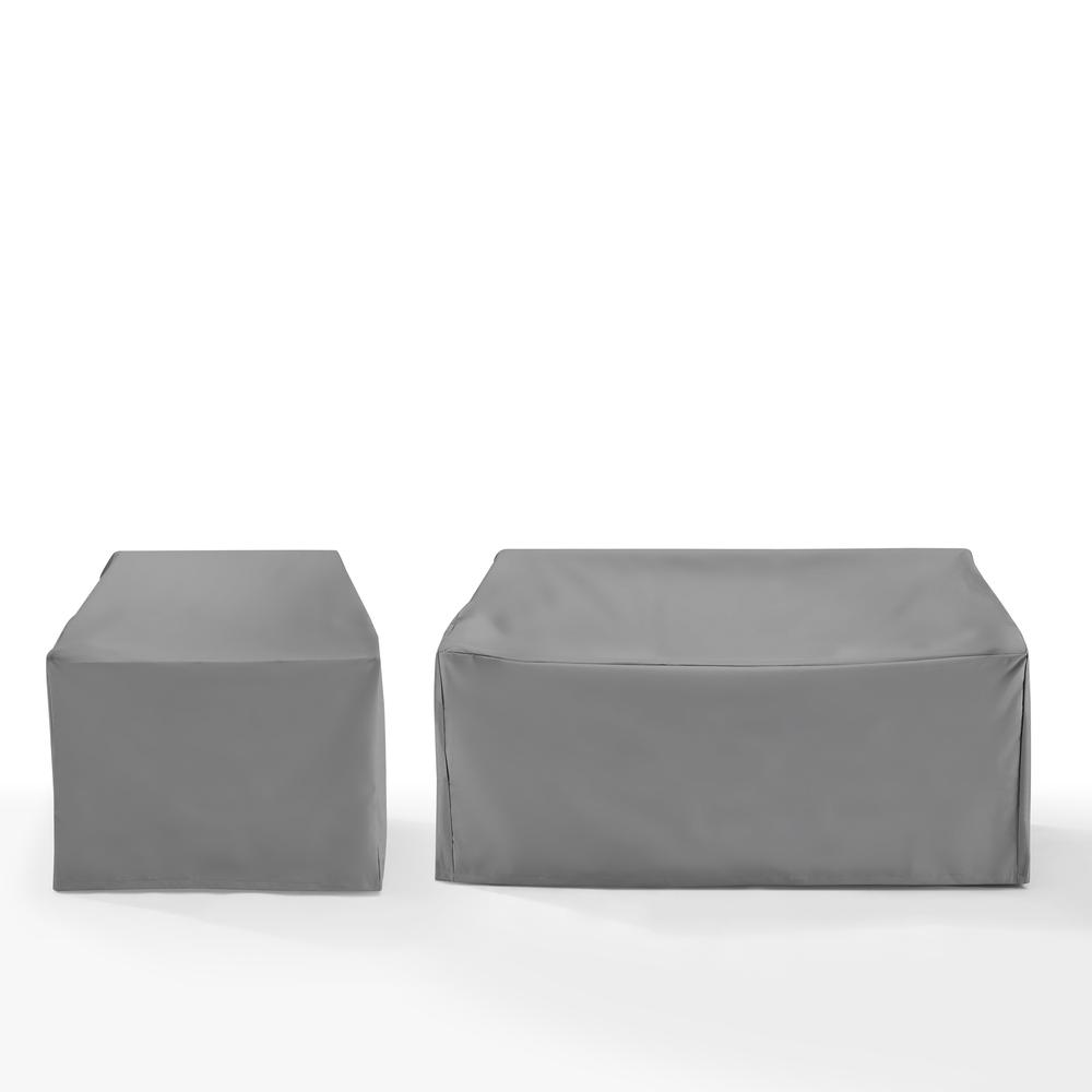2Pc Outdoor Furniture Cover Set - Chair & Loveseat. Picture 2