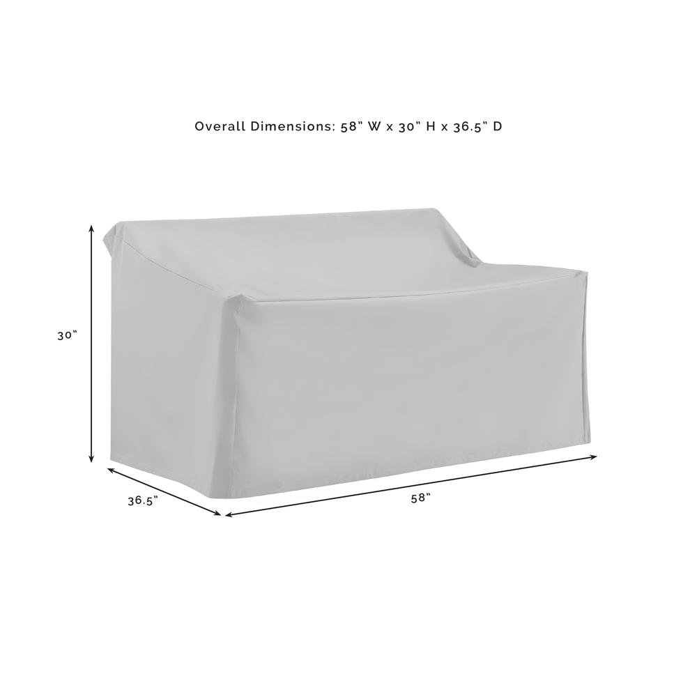2Pc Outdoor Furniture Cover Set - Chair & Loveseat. Picture 4