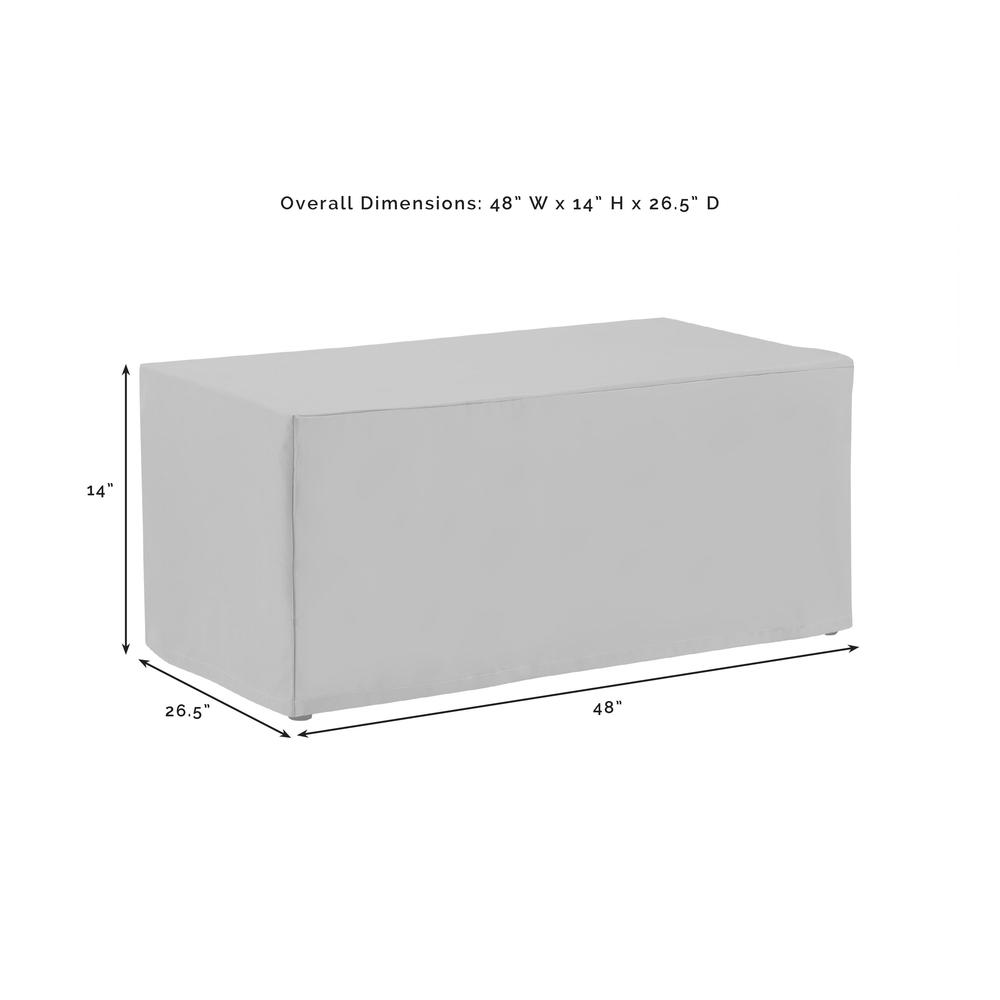 3Pc Outdoor Furniture Cover Set - 2 Loveseats & 1 Coffee Table. Picture 6