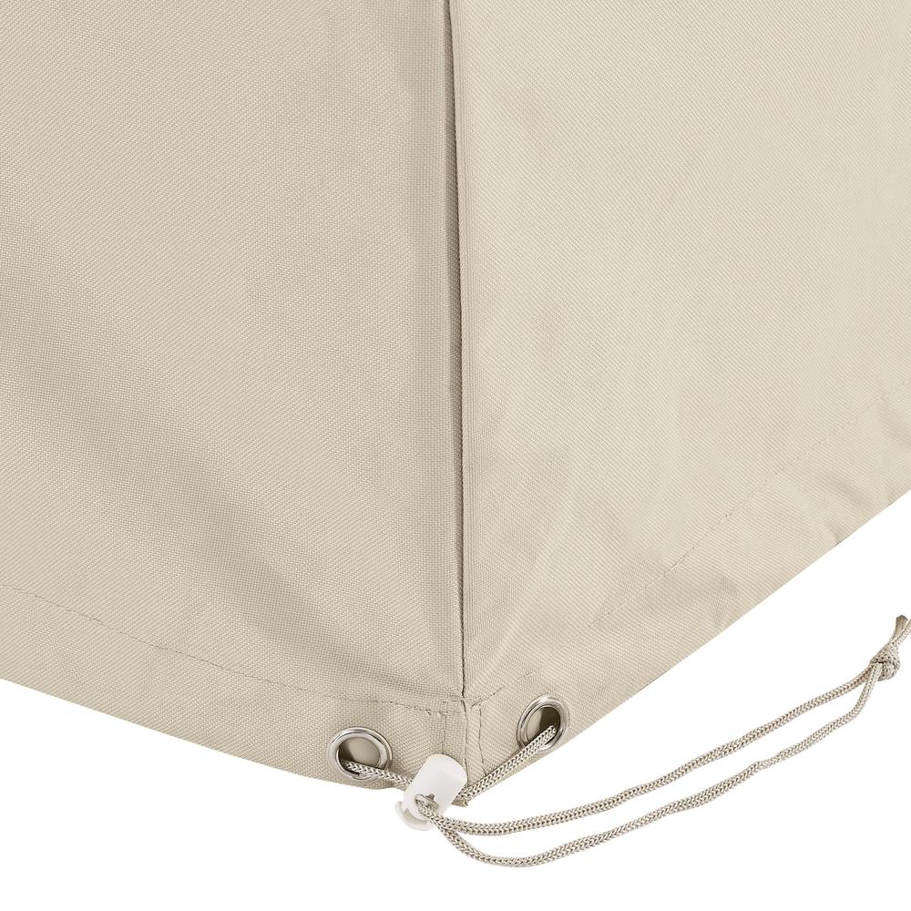 3Pc Outdoor Furniture Cover Set - 2 Loveseats & 1 Coffee Table. Picture 9